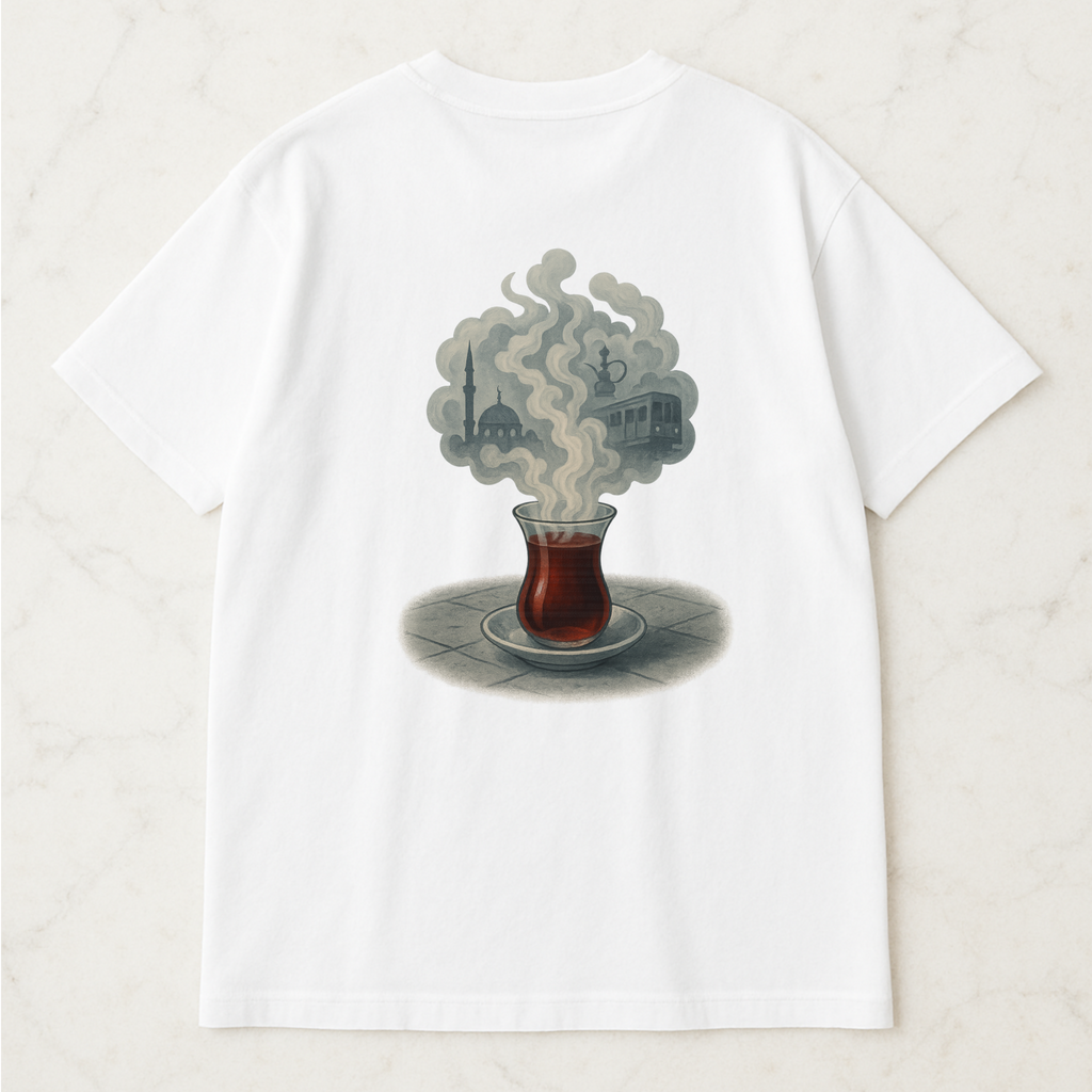 ARADA Tee – „CAY” Backprint Weiß