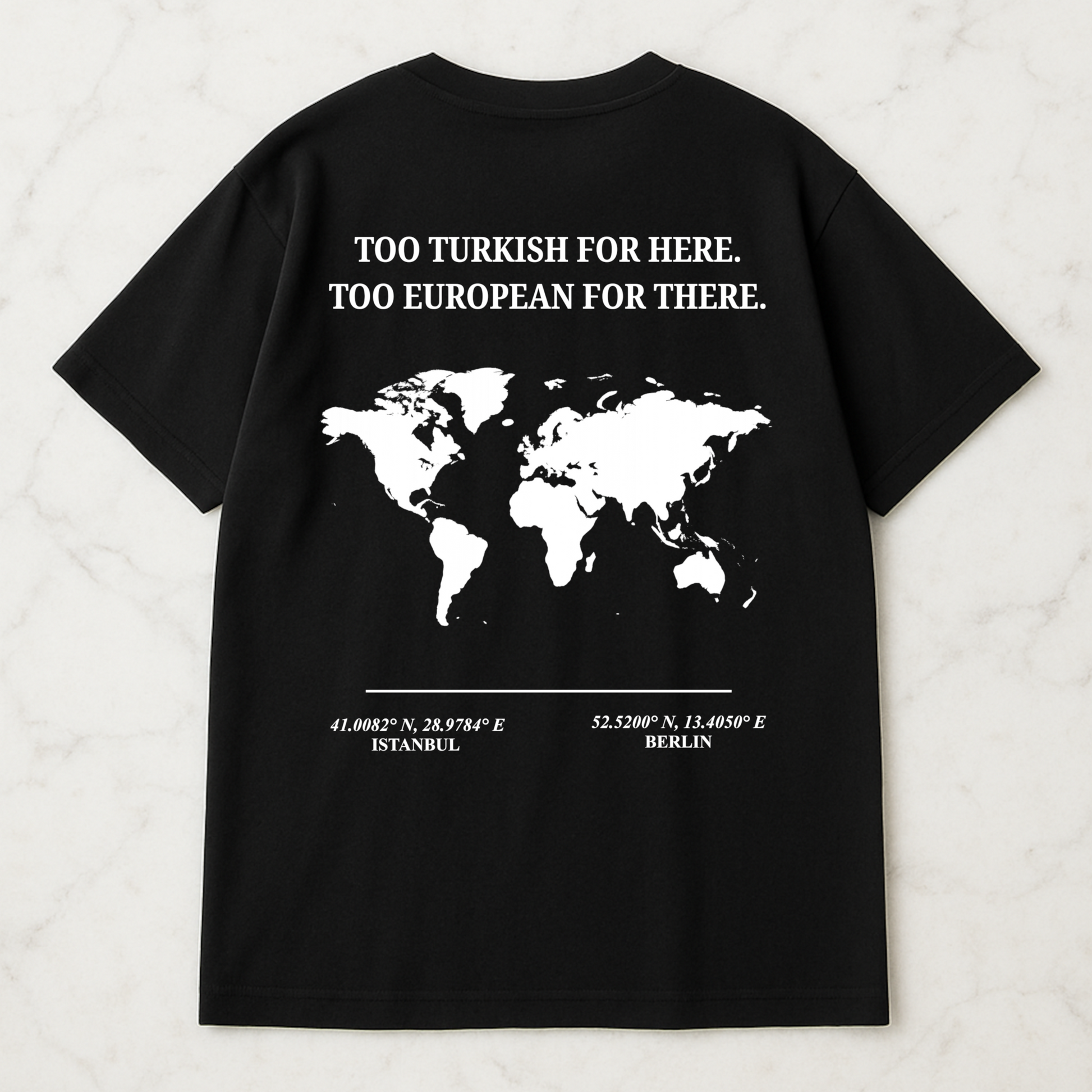ARADA T-Shirt – “Çok Türk, çok Avrupalı.” Backprint